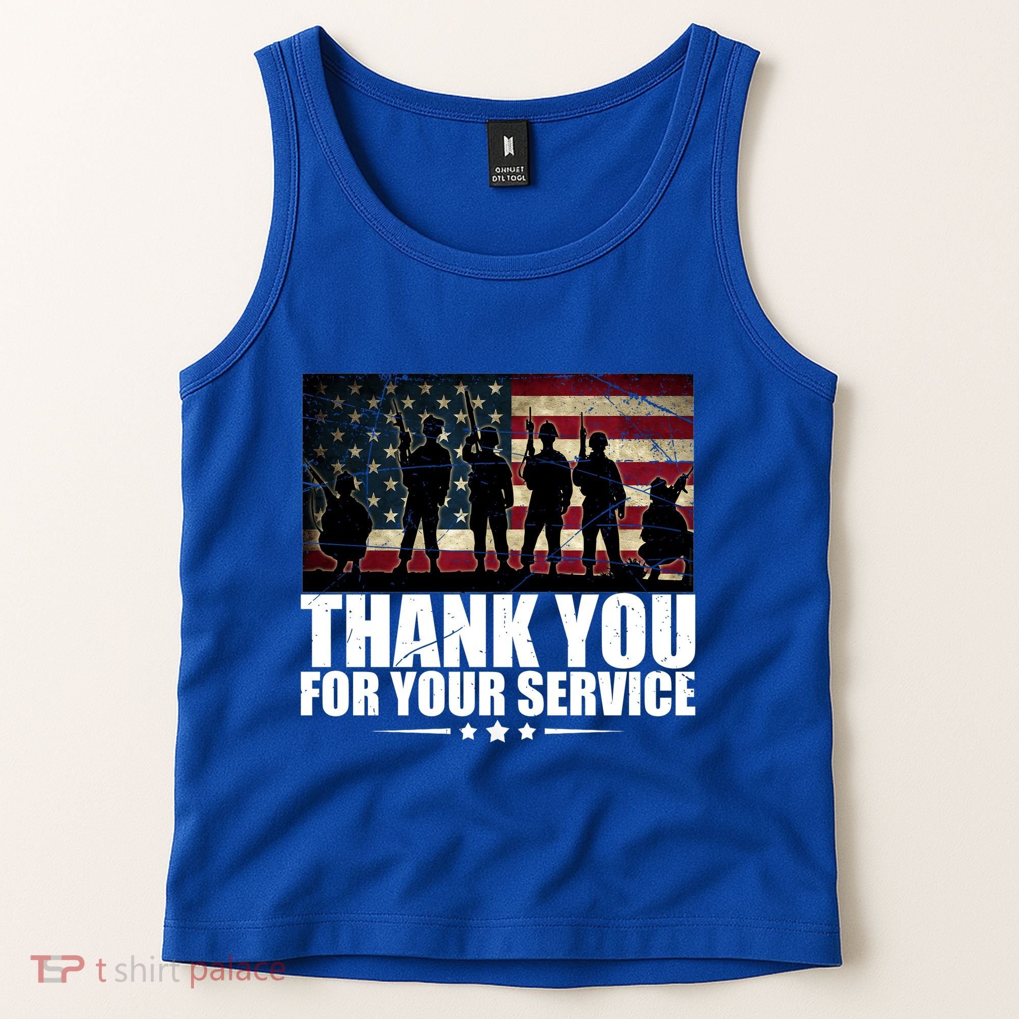 Thank You For Your Service Veteran Day Gift Tank Top