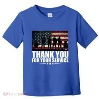 Thank You For Your Service Veteran Day Gift Toddler T-Shirt thumb 0