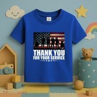 Thank You For Your Service Veteran Day Gift Toddler T-Shirt thumb 3