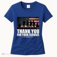 Thank You For Your Service Veteran Day Gift Women's T-Shirt thumb 0