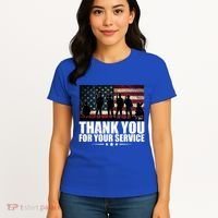 Thank You For Your Service Veteran Day Gift Women's T-Shirt thumb 4