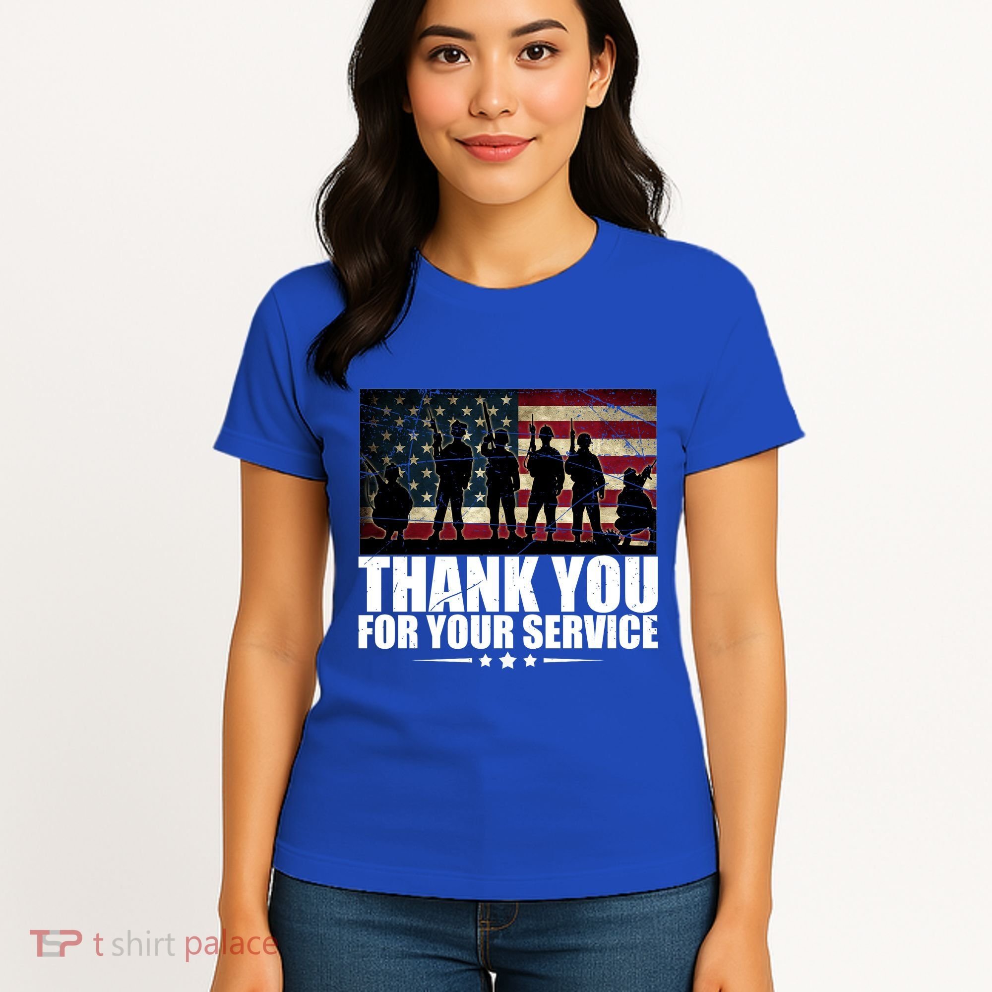 Thank You For Your Service Veteran Day Gift Women's T-Shirt