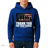 Thank You For Your Service Veteran Day Gift Kids Hoodie thumb 4