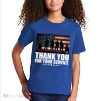 Thank You For Your Service Veteran Day Gift Kids T-Shirt thumb 2