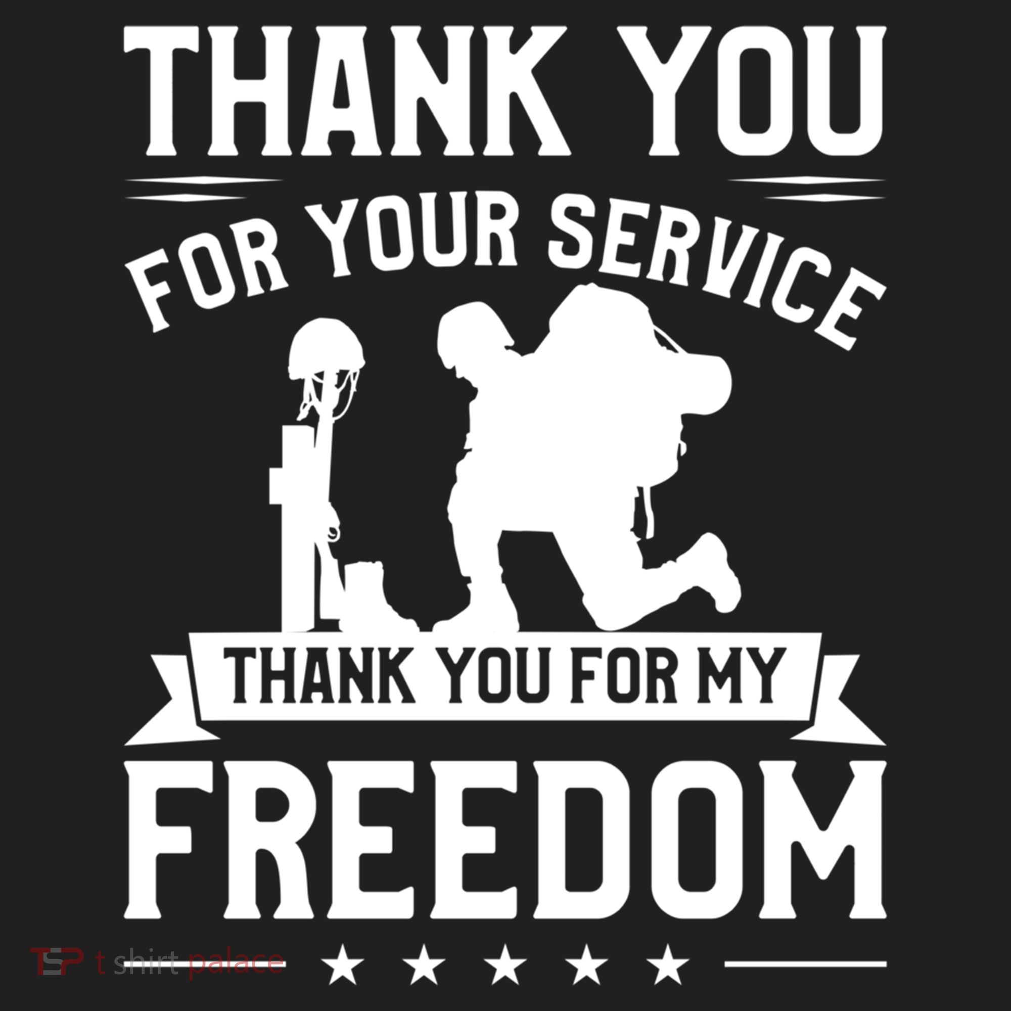 Thank You For Your Service Thank You For My Freedom Gift Hat