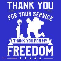 Thank You For Your Service Thank You For My Freedom Gift Toddler T-Shirt thumb 4