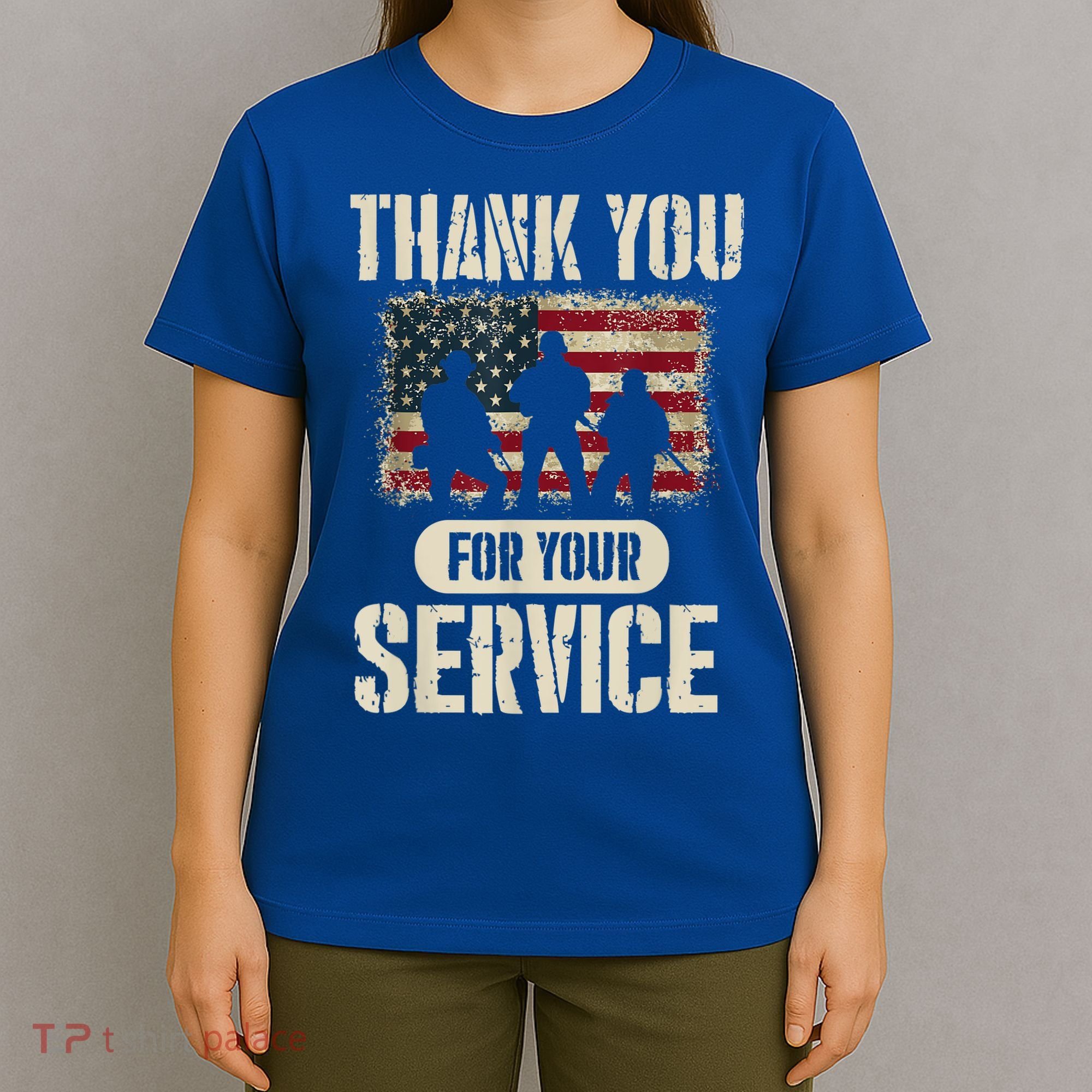 Thank You For Your Service Shirt, Patriotic Veterans Day T-Shirt