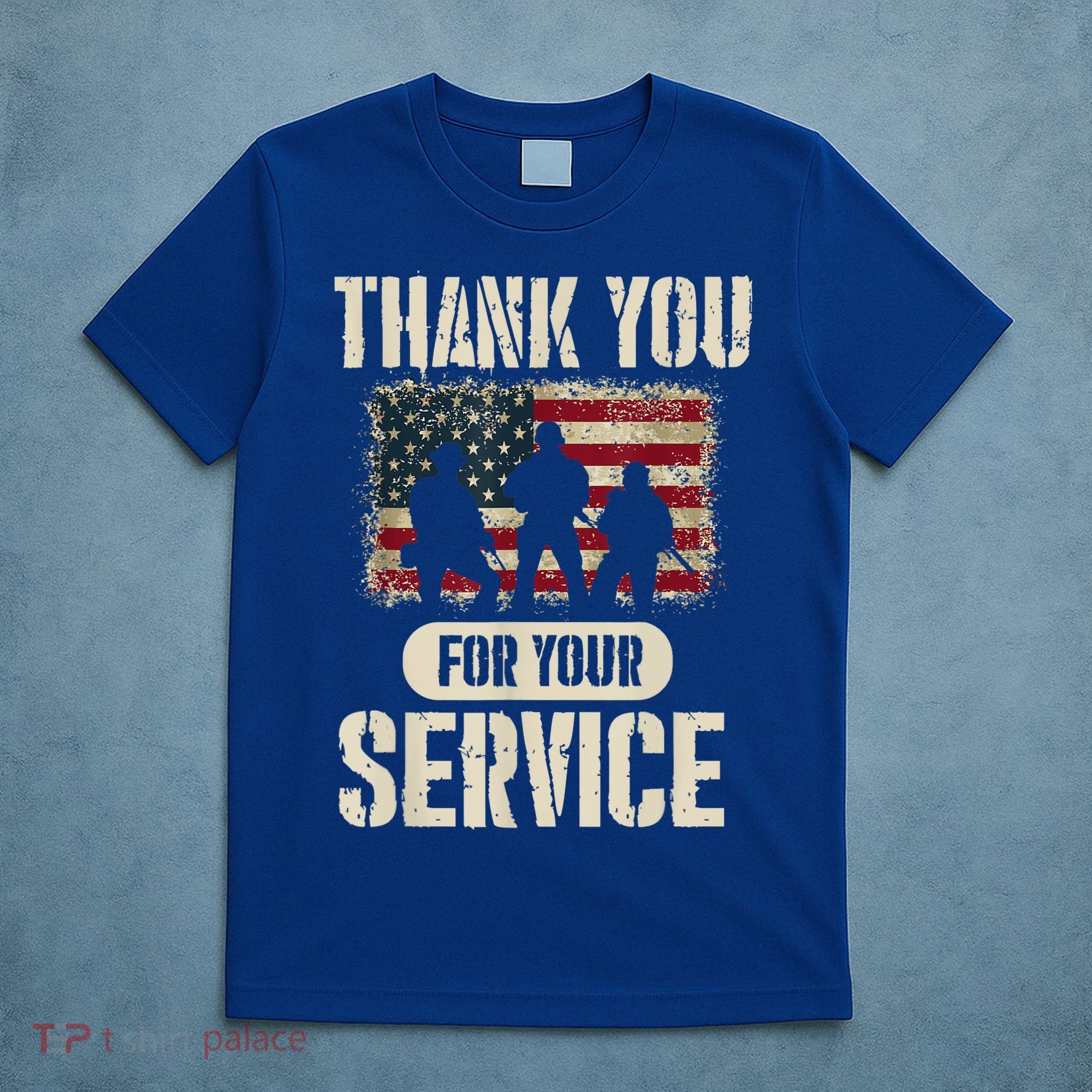 Thank You For Your Service Shirt, Patriotic Veterans Day T-Shirt