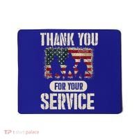 Thank You For Your Service Shirt, Patriotic Veterans Day Mousepad thumb 0