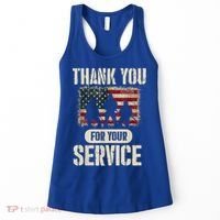 Thank You For Your Service Shirt, Patriotic Veterans Day Women's Tank Top thumb 0