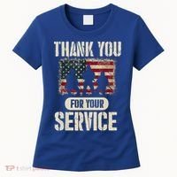 Thank You For Your Service Shirt, Patriotic Veterans Day Women's T-Shirt thumb 0