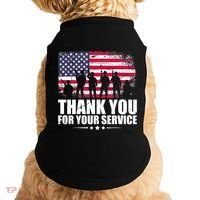 Thank You For Your Service Veteran Day Gift Doggie Tank thumb 0