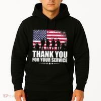 Thank You For Your Service Veteran Day Gift Hoodie thumb 2