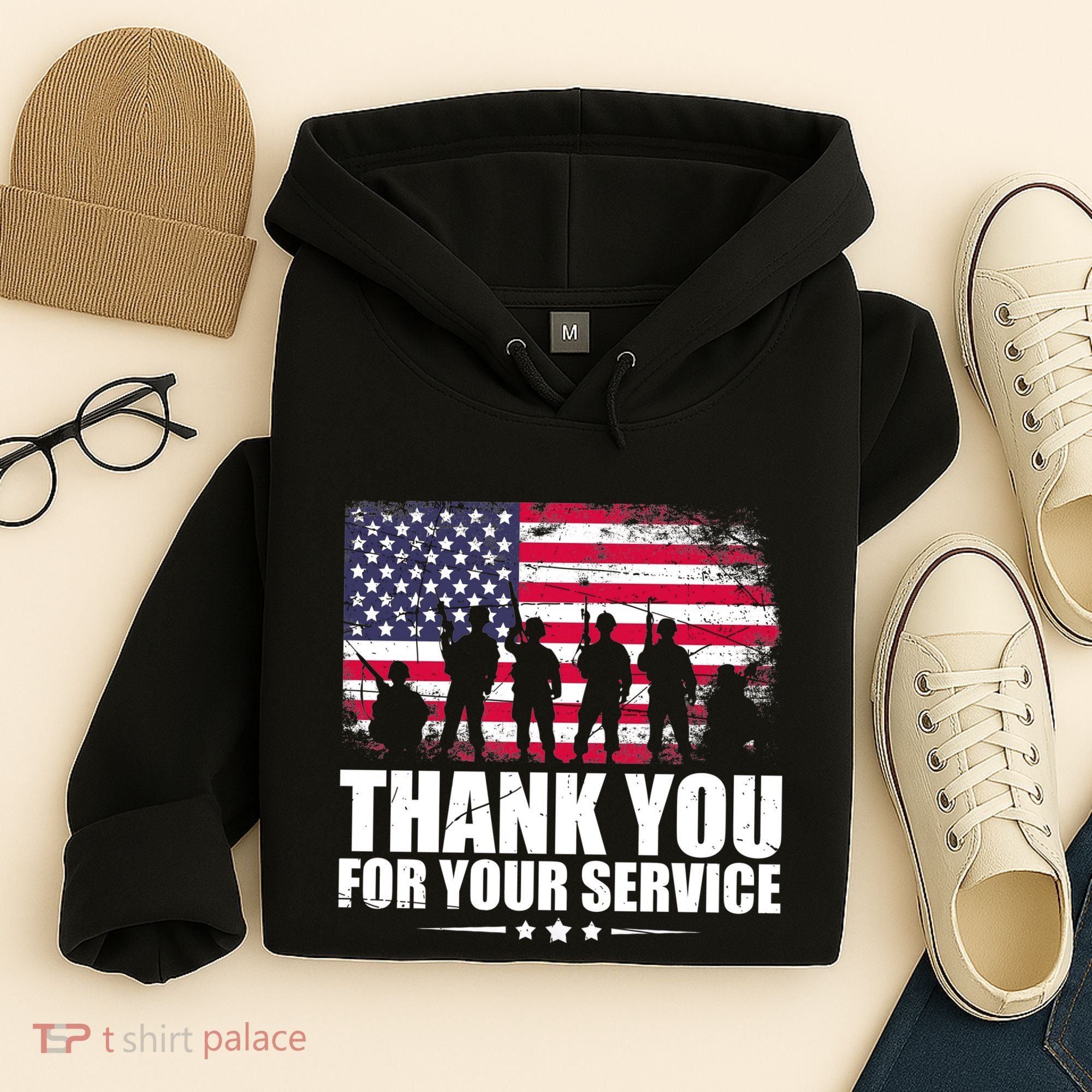 Thank You For Your Service Veteran Day Gift Hoodie