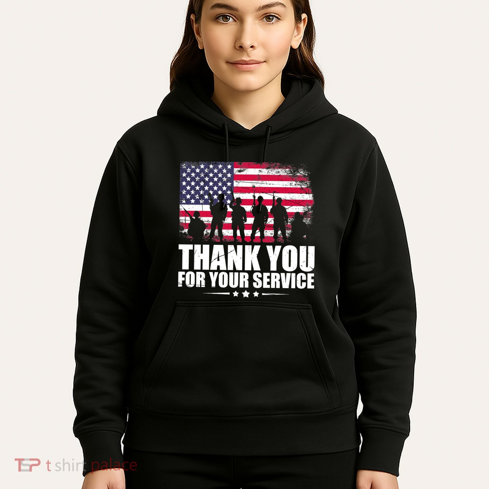 Thank You For Your Service Veteran Day Gift Hoodie