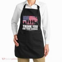 Thank You For Your Service Veteran Day Gift Apron thumb 2