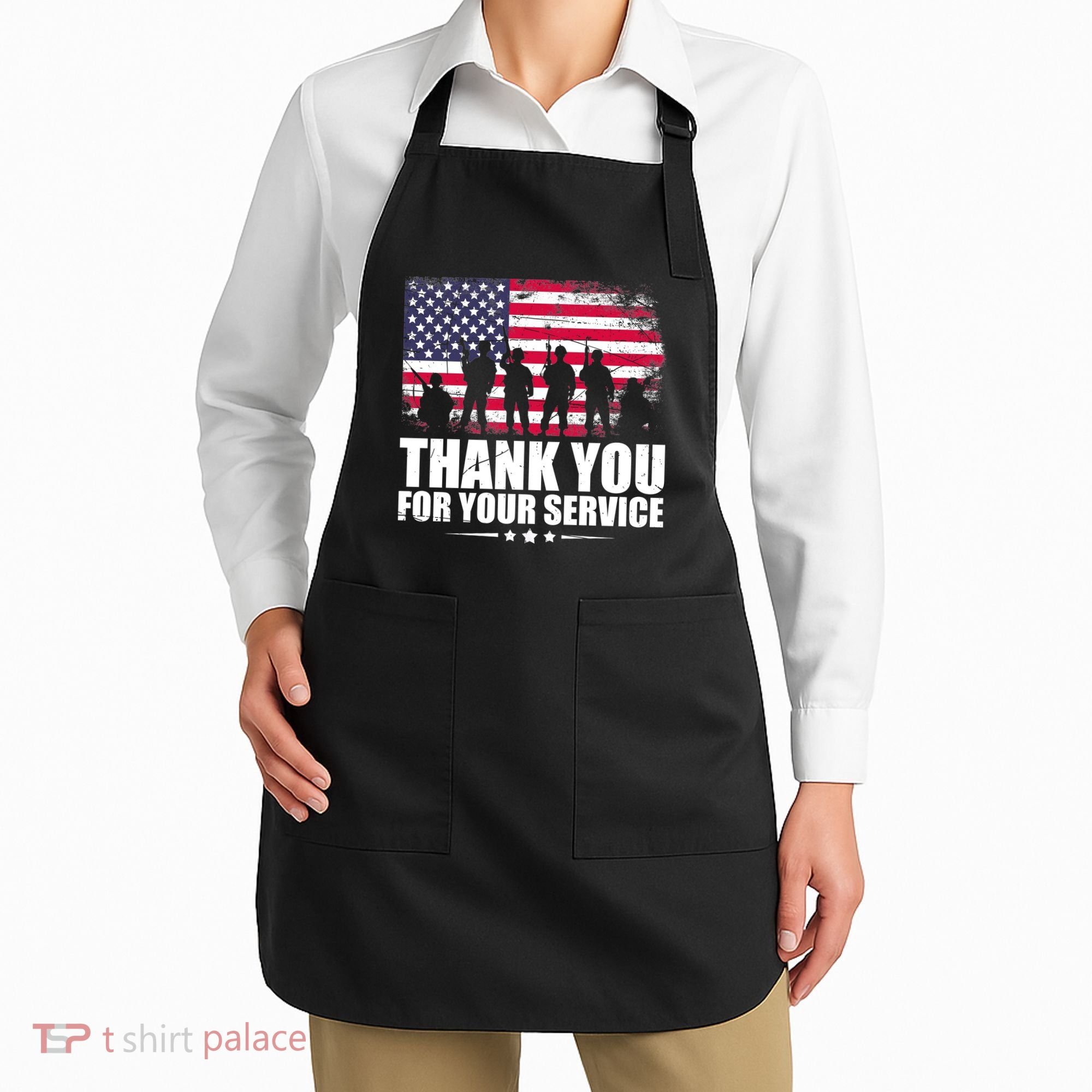 Thank You For Your Service Veteran Day Gift Apron