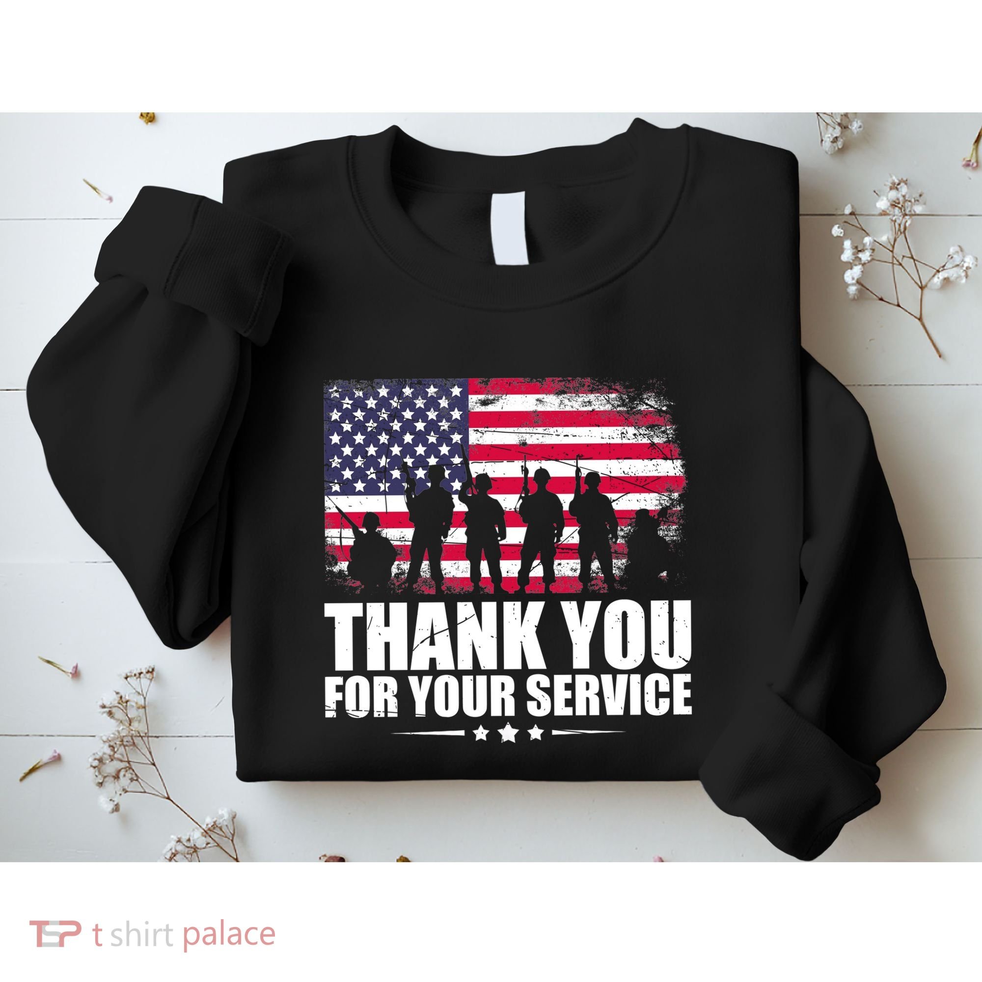 Thank You For Your Service Veteran Day Gift Sweatshirt