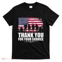 Thank You For Your Service Veteran Day Gift T-Shirt thumb 0