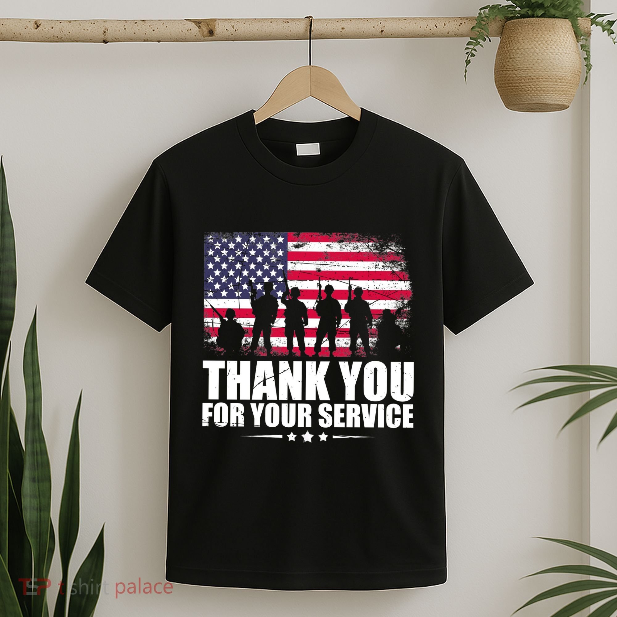 Thank You For Your Service Veteran Day Gift T-Shirt