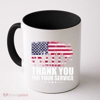 Thank You For Your Service Veteran Day Gift Coffee Mug thumb 0
