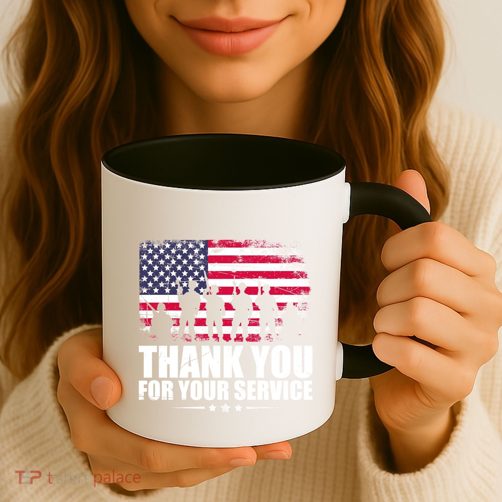 Thank You For Your Service Veteran Day Gift Coffee Mug