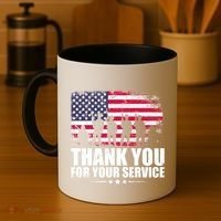 Thank You For Your Service Veteran Day Gift Coffee Mug thumb 4