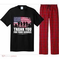 Thank You For Your Service Veteran Day Gift Pajama Set thumb 0