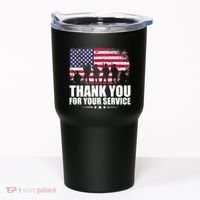 Thank You For Your Service Veteran Day Gift Tumbler thumb 0