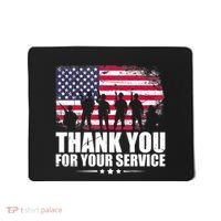 Thank You For Your Service Veteran Day Gift Mousepad thumb 0