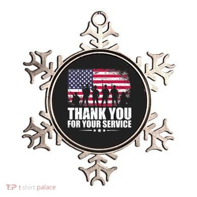 Thank You For Your Service Veteran Day Gift Ornament