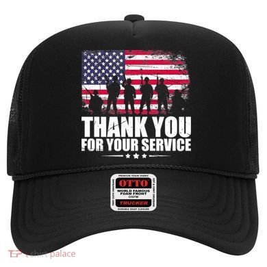 Thank You For Your Service Veteran Day Gift Hat