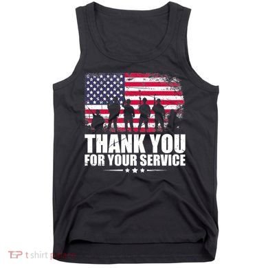 Thank You For Your Service Veteran Day Gift Tank Top