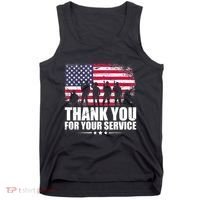 Thank You For Your Service Veteran Day Gift Tank Top thumb 0