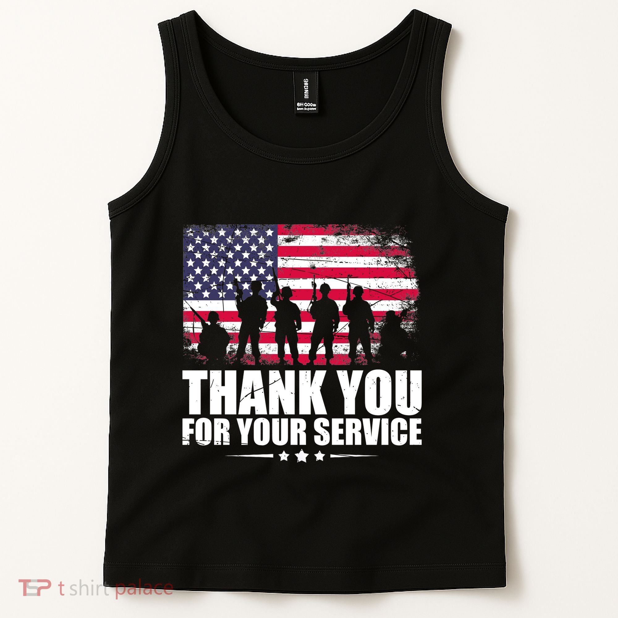 Thank You For Your Service Veteran Day Gift Tank Top