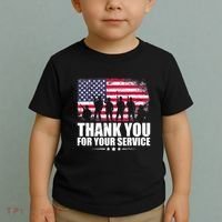 Thank You For Your Service Veteran Day Gift Toddler T-Shirt thumb 2