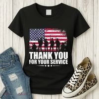 Thank You For Your Service Veteran Day Gift Women's T-Shirt thumb 3