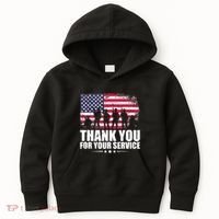 Thank You For Your Service Veteran Day Gift Kids Hoodie thumb 0