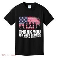Thank You For Your Service Veteran Day Gift Kids T-Shirt thumb 0