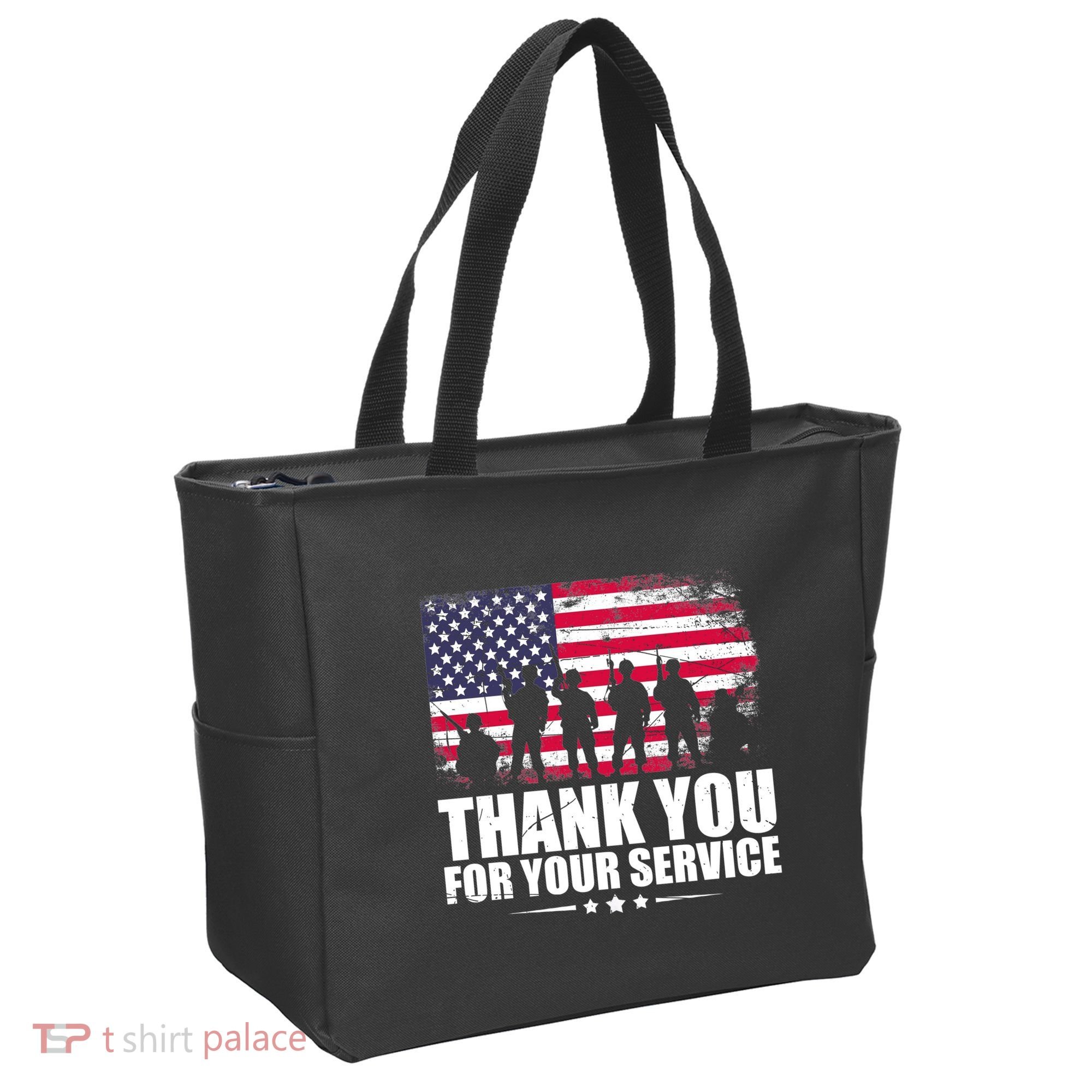 Thank You For Your Service Veteran Day Gift Tote Bag