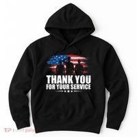 Thank You For Your Service Veteran Day Gift Hoodie thumb 0