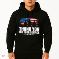 Thank You For Your Service Veteran Day Gift Hoodie thumb 2