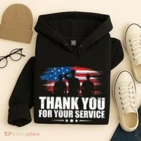 Thank You For Your Service Veteran Day Gift Hoodie thumb 4
