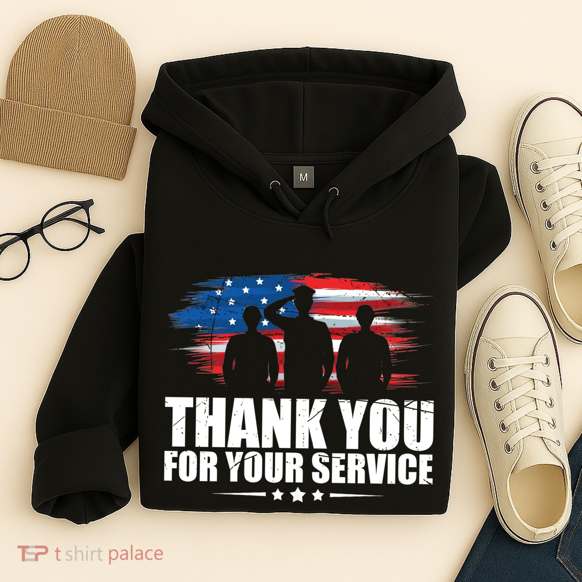 Thank You For Your Service Veteran Day Gift Hoodie