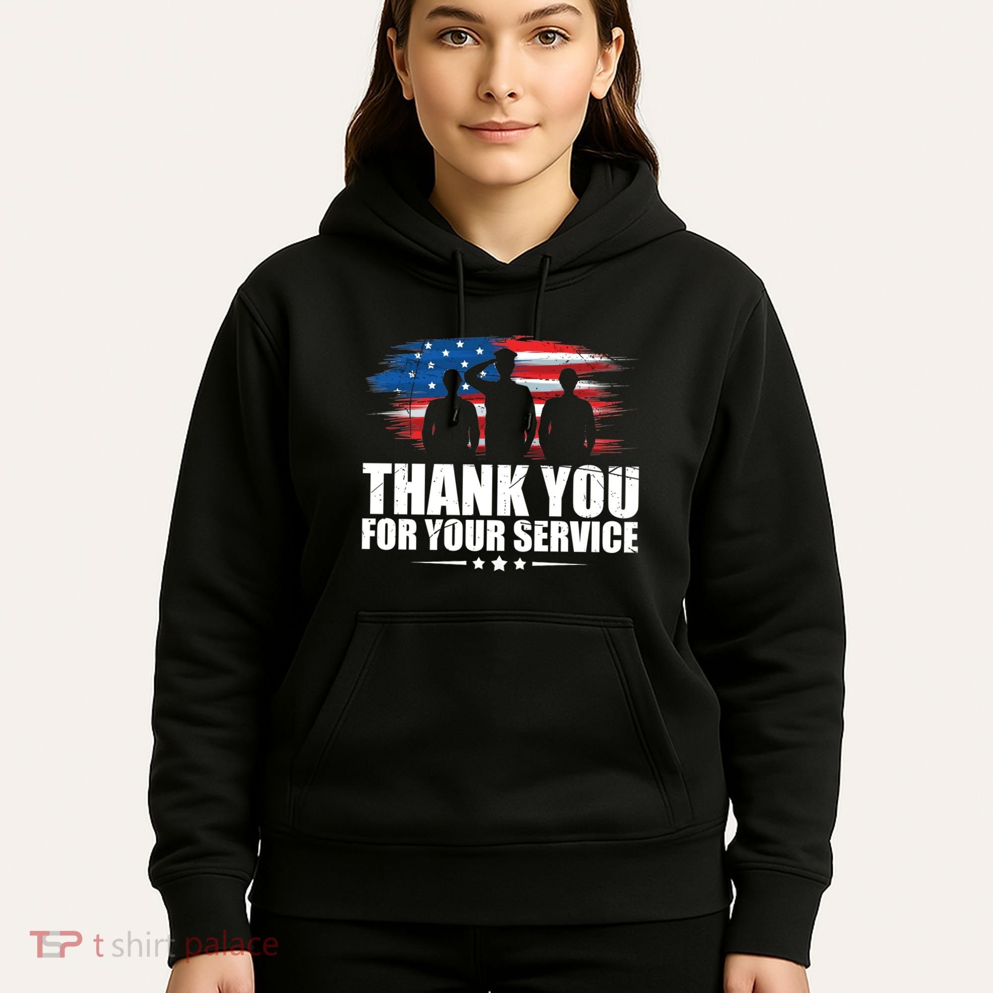 Thank You For Your Service Veteran Day Gift Hoodie
