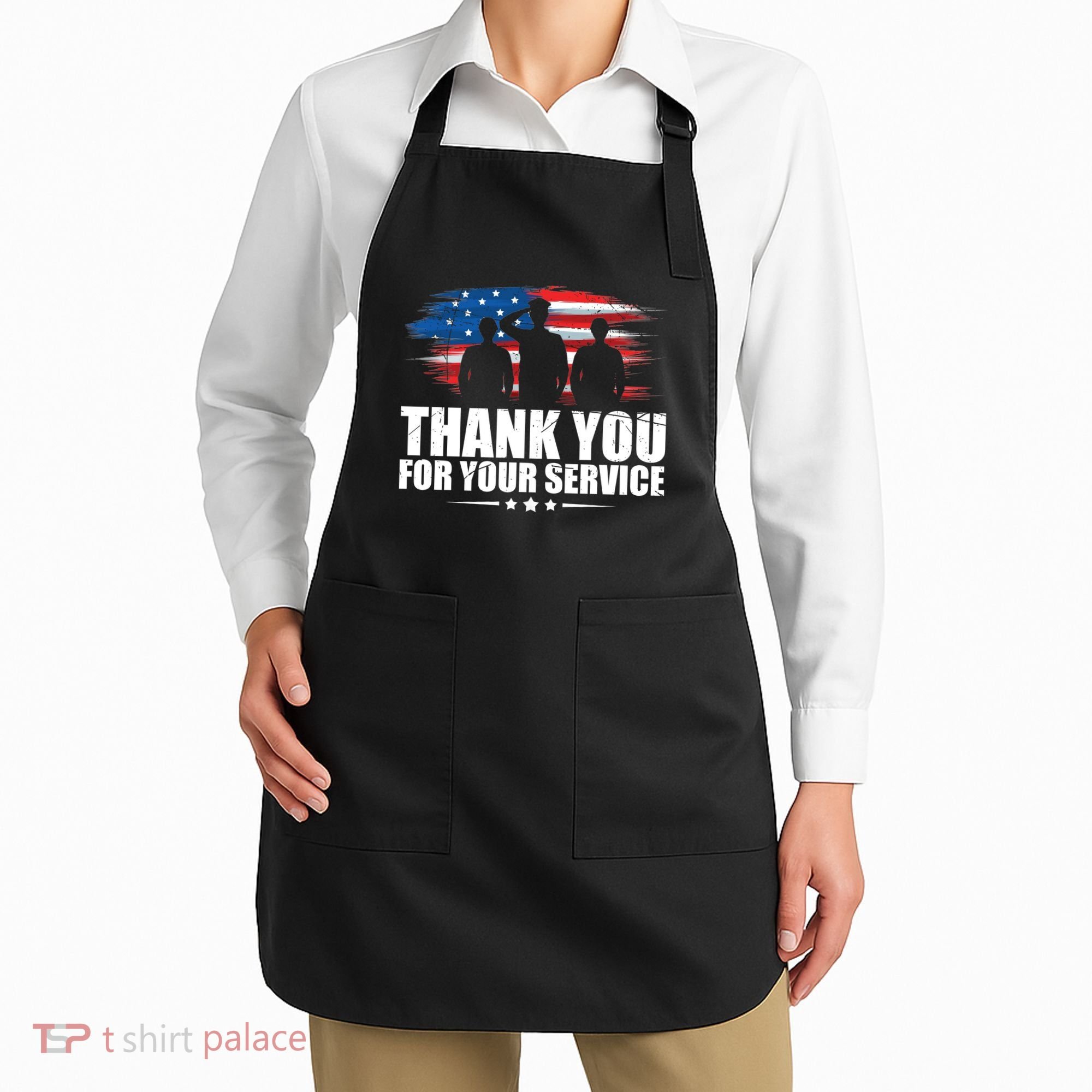 Thank You For Your Service Veteran Day Gift Apron