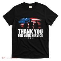 Thank You For Your Service Veteran Day Gift T-Shirt thumb 0