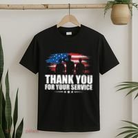 Thank You For Your Service Veteran Day Gift T-Shirt thumb 2