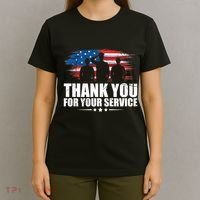 Thank You For Your Service Veteran Day Gift T-Shirt thumb 4