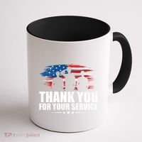 Thank You For Your Service Veteran Day Gift Coffee Mug thumb 1